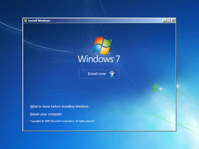 Installing Windows Screenshot