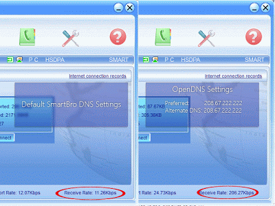 How to make smartbro faster opendns