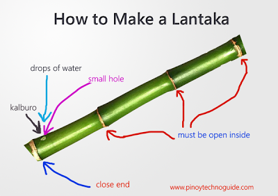 How to make a lantaka or bamboo cannon