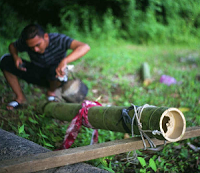 Lantaka or bamboo cannon