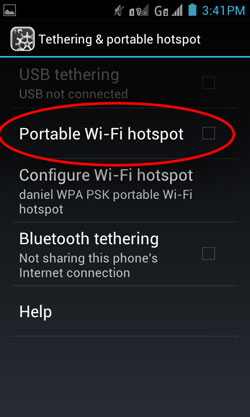 Cherry Mobile Flare Wifi Hotspot Settings