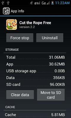 Transfer or Move Apps to SD Card