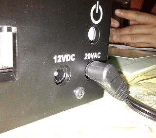 PCOS machine AC and DC Ports