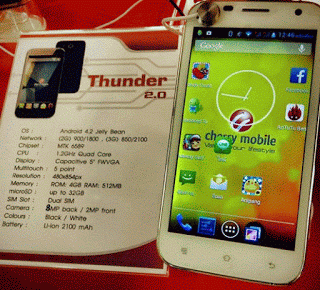 Cherry Mobile Thunder 2.0 with Specs