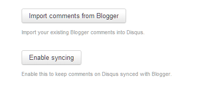 Disqus Import Comments from Blogger and Sync
