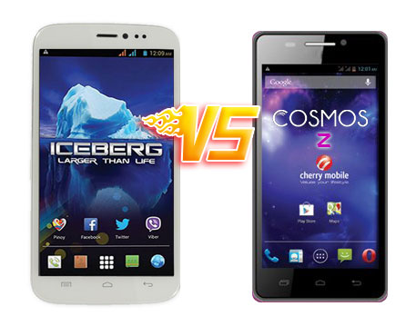 MyPhone Iceberg vs Cherry Mobile Cosmos Z