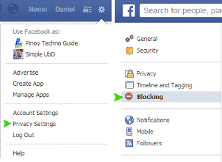 How to block facebook friend