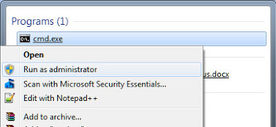 Run CMD with Administrator Previleges