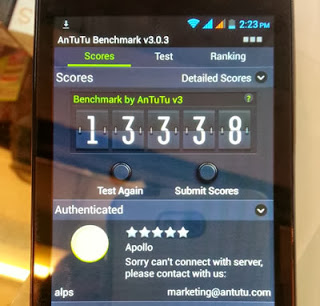 Cherry Mobile Apollo Antutu Score