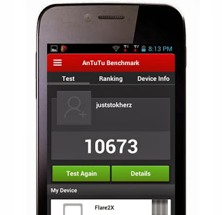 Cherry Mobile Flare 2X Antutu Benchmark Score