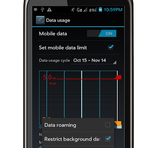 Restrict Background Data