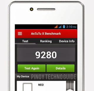 SKK Neo Antutu Benchmark Score