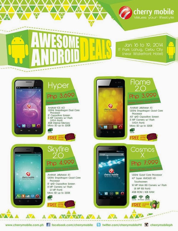 Cherry Mobile Awesome Android Deals