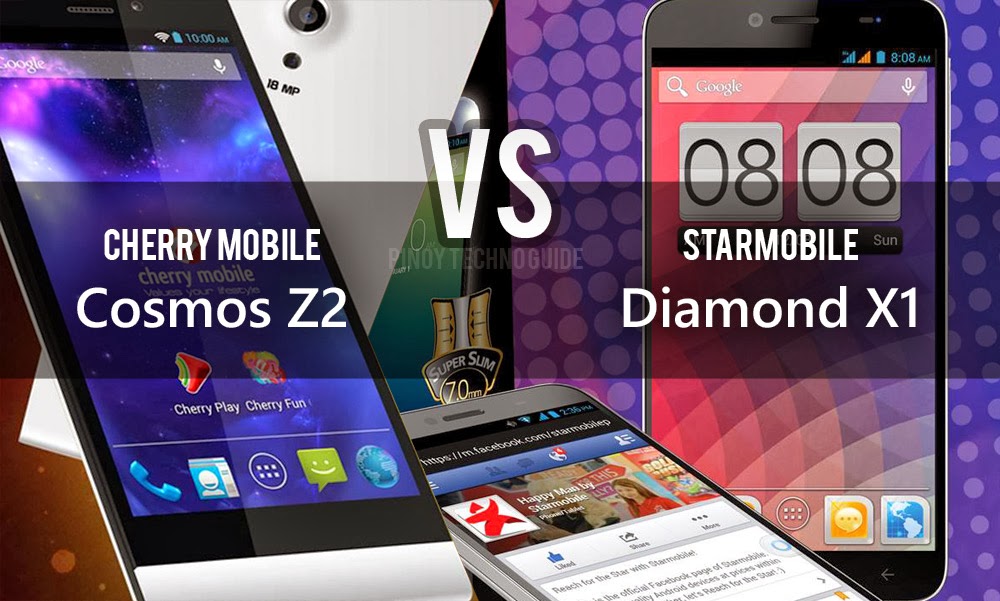 Cherry Mobile Cosmos Z2 vs Starmobile Diamond X1