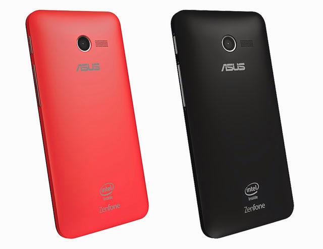 Asus Zenfone 4 Back Red and Black