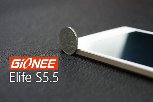 Gionee Elife S5.5 with Coin
