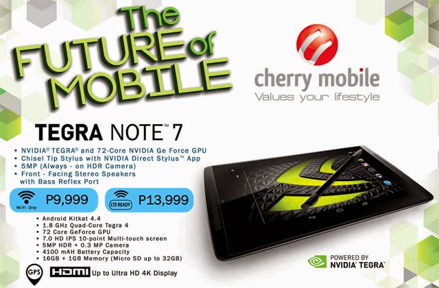  Cherry Mobile Tegra Note 7 LTE