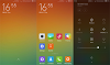 MIUI V6 homescreen, lockscreen and quick settings