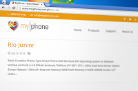 MyPhone Rio Junior MyPhone Rio Junior