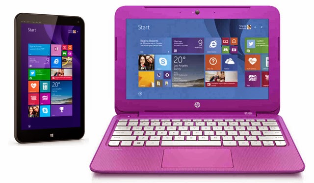 HP Stream Windows tablet and laptop