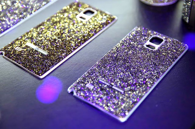 Samsung Galaxy Note 4 back Cover with Swarovski Crystals