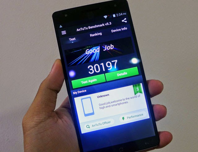 CloudFone Thrill 600 FHD Antutu Score