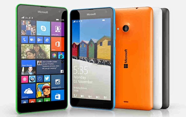 Microsoft Lumia 535 available colors