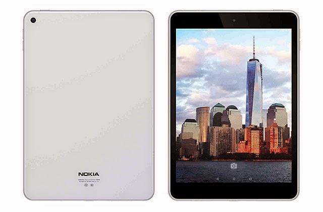 Nokia N1 tablet front and back