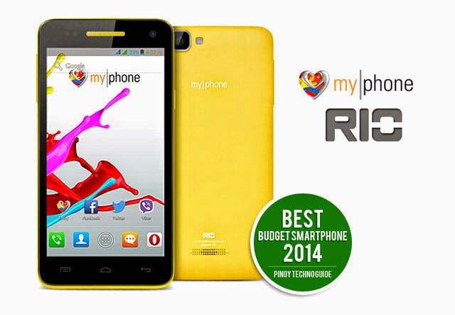 Best Budget Smartphone 2014 MyPhone Rio