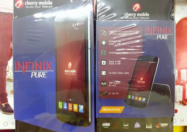 Cherry Mobile Infinix Pure box