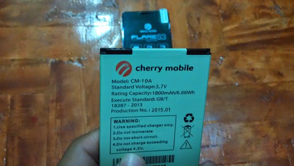 Cherry Mobile Flare S3 Octa battery