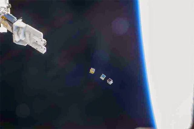 ISS deploy micro-satellites