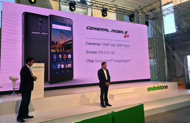 General Mobile 4G Android One launch event with CEO