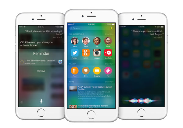 Siri on iOS 9