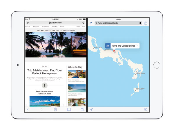 iOS 9 Split View Multi-tasking on iPad