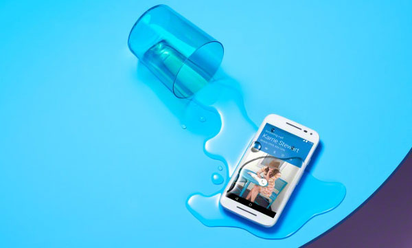 Motorola Moto G (3rd Gen.) water resistant