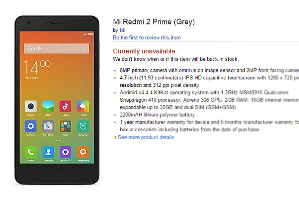 Xiaomi Redmi 2 Prime