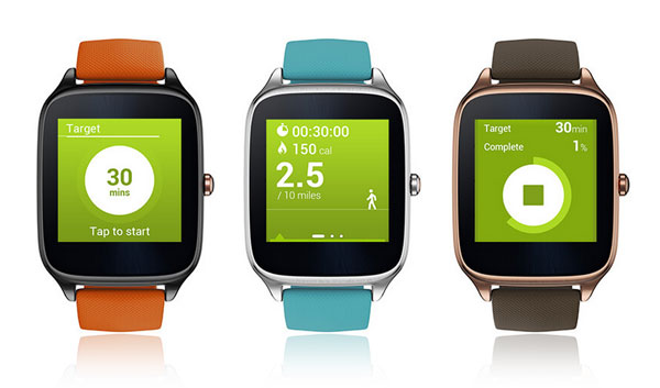 ASUS ZenWatch 2 health and fitness