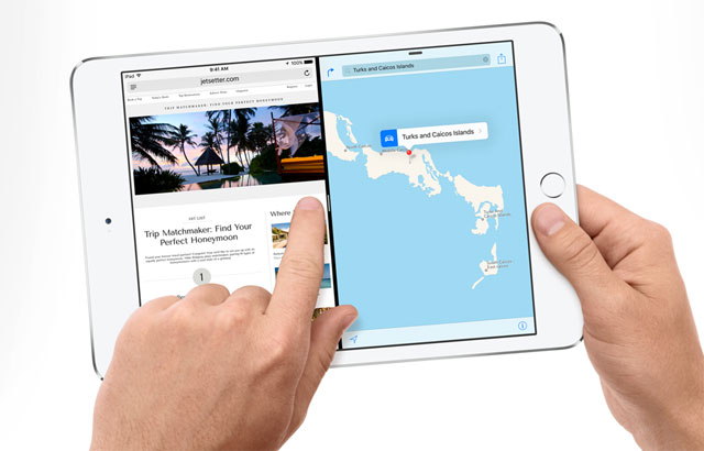 Split View Apple iPad Mini 4