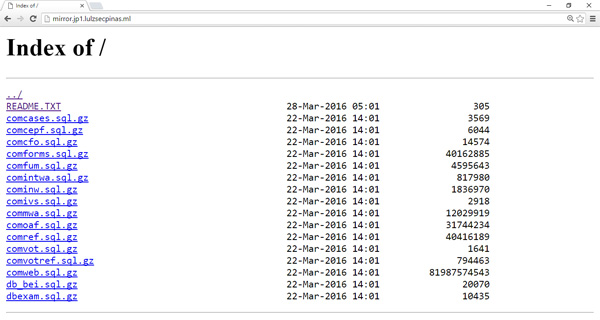 COMELEC database hack