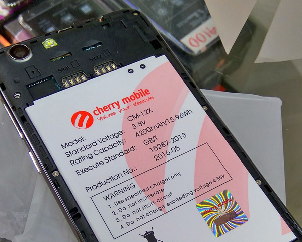 Cherry Mobile Flare S4 Max - battery