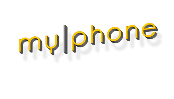 my|phone logo 3d