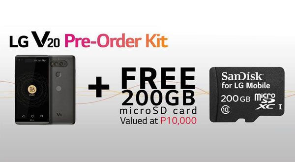 LG V20 pre-order kit Philippines