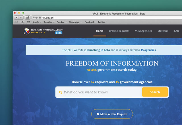 Freedom of Information Website