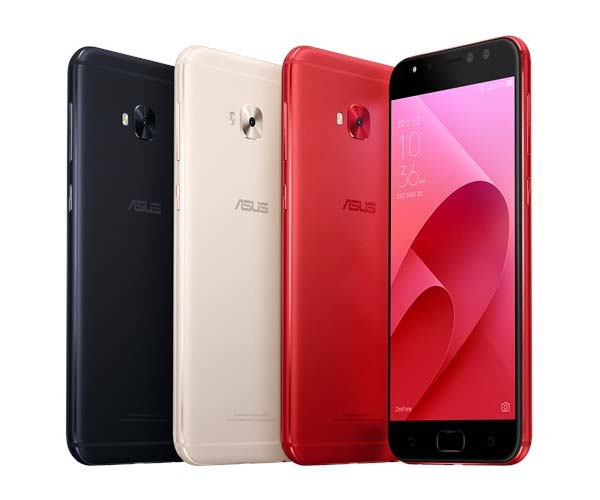 The ASUS Zenfone 4 Selfie Pro is available in black, gold and the stunning red!