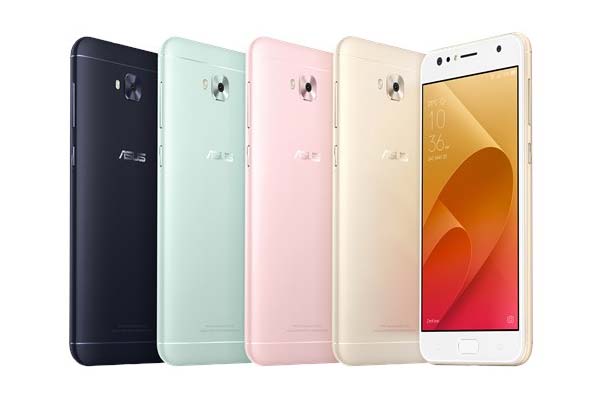 The ASUS Zenfone 4 Selfie comes in black, mint green, pink and gold.
