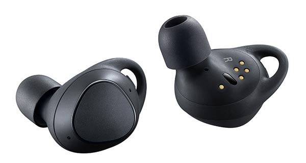 The Samsung Gear IconX 2018 in black.