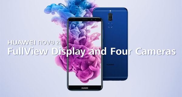 The Huawei Nova 2i comes in blue too.