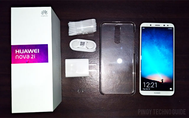 Here are what's inside the Huawei Nova 2i box.