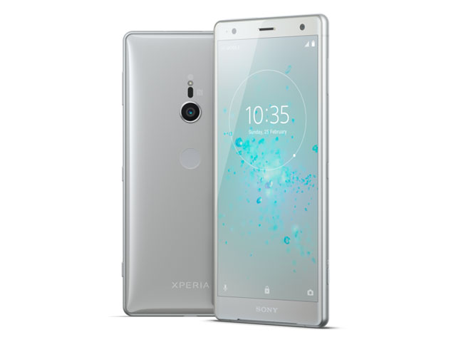 The Sony Xperia XZ2 smartphone.